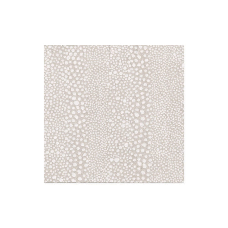 caspari Pebble Paper Linen Cocktail Napkins in Grey - 15 Per Package