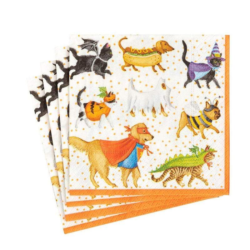 Caspari Pets In Costume Paper Luncheon Napkins - 20 Per Package