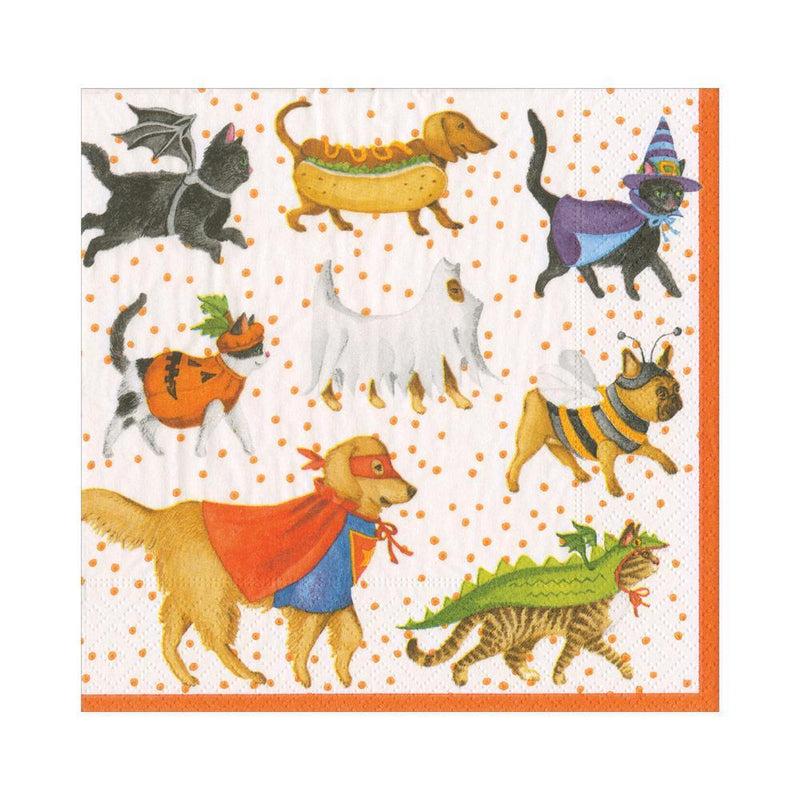 caspari Pets in Costume Paper Luncheon Napkins - 20 Per Package