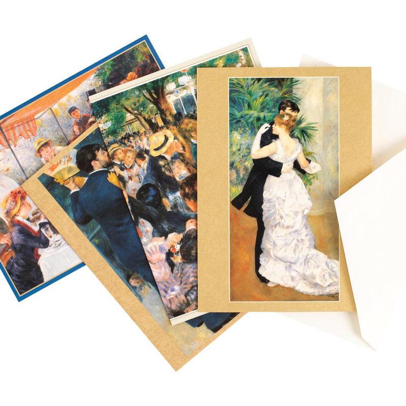 Caspari Renoir Boxed Note Cards - 8 Note Cards & 8 Envelopes