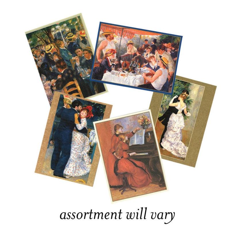 caspari Renoir Boxed Note Cards - 8 Note Cards & 8 Envelopes