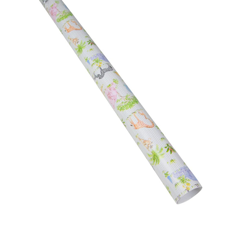 Caspari Safari Baby Gift Wrapping Paper - 30 X 8 Roll