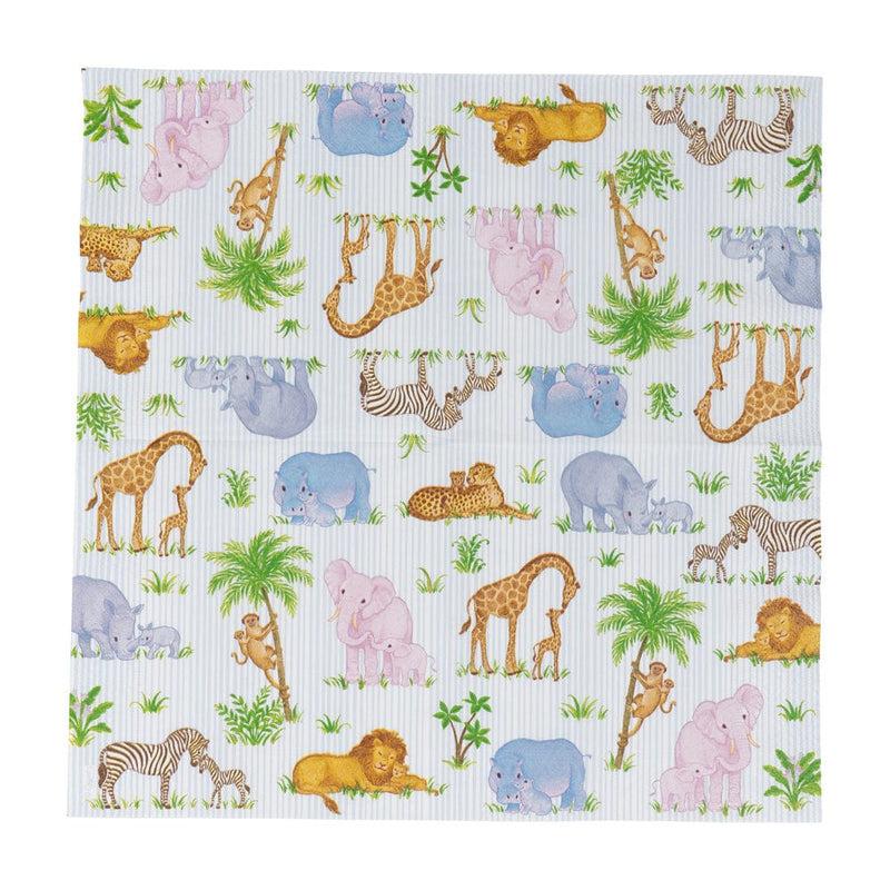 Caspari Safari Baby Luncheon Napkins - 20 Per Package