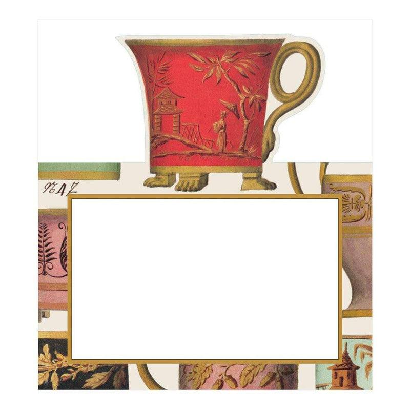 Caspari Salon De Thé Die-Cut Place Cards - 8 Per Package