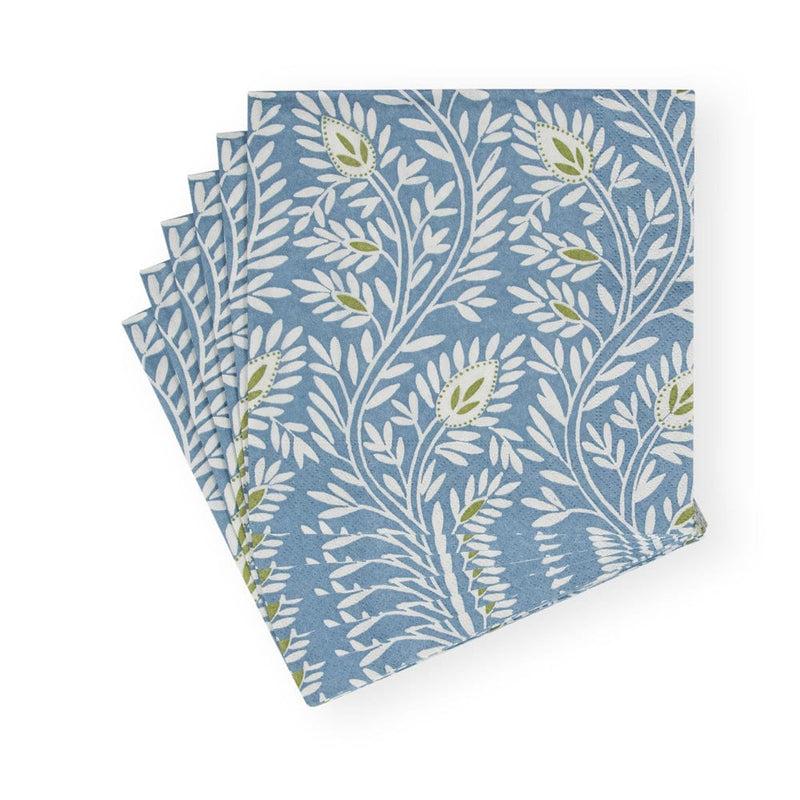 Caspari Samsara Stone Blue Luncheon Napkins - 20 Per Package