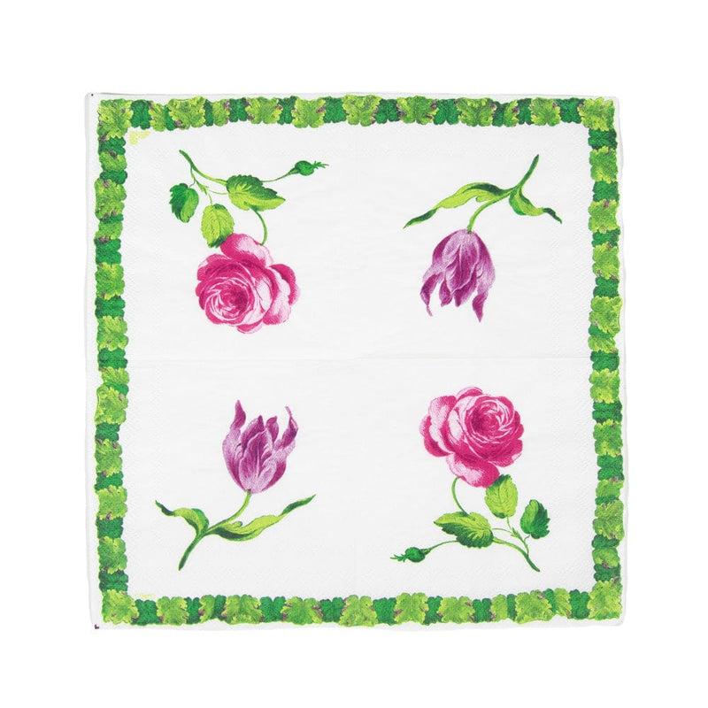 Caspari Sceaux Chic Cocktail Napkins - 20 Per Package