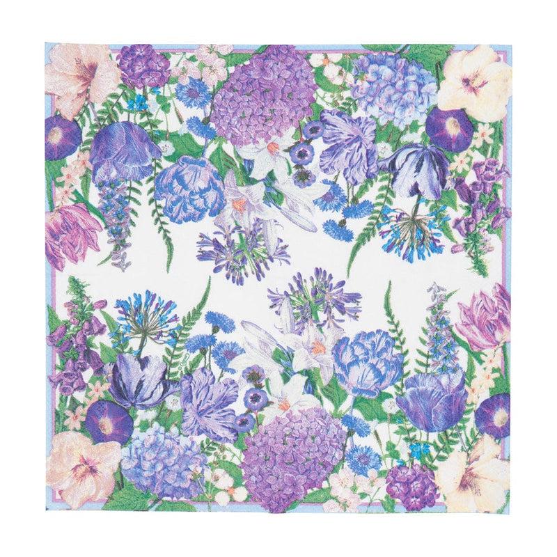 Caspari Shades Of Blue Cocktail Napkins - 20 Per Package