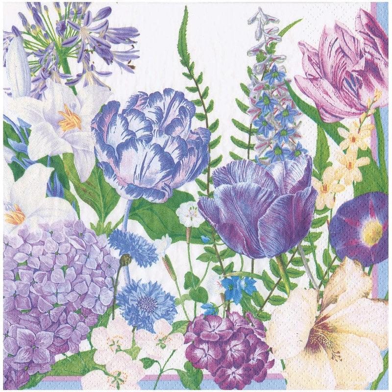 Caspari Shades Of Blue Dinner Napkins - 20 Per Package