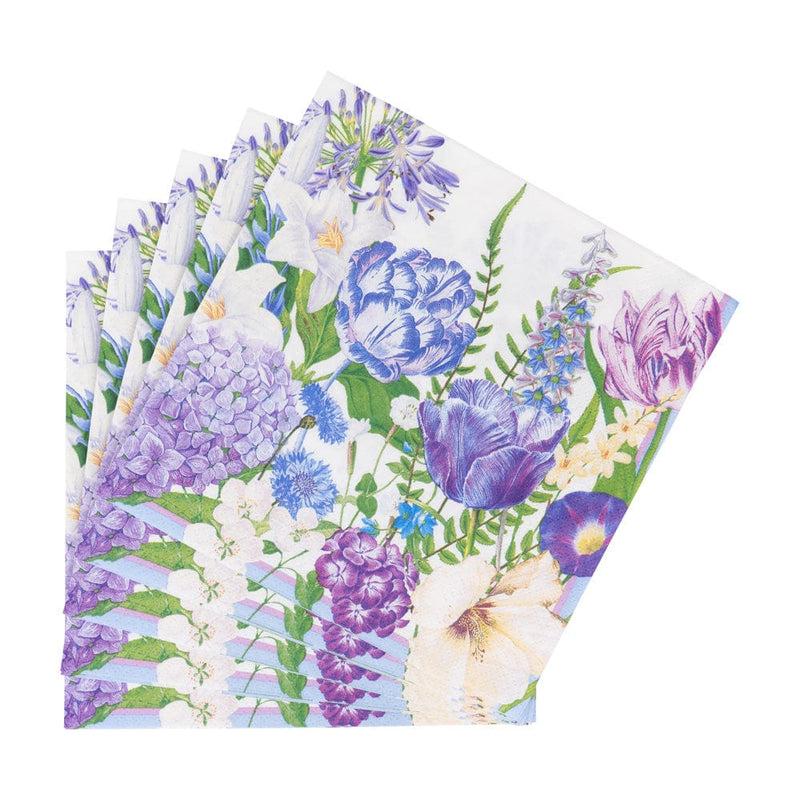 Caspari Shades Of Blue Luncheon Napkins - 20 Per Package