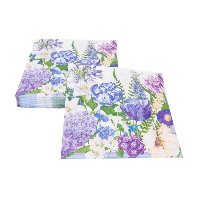 Caspari Shades Of Blue Luncheon Napkins - 20 Per Package