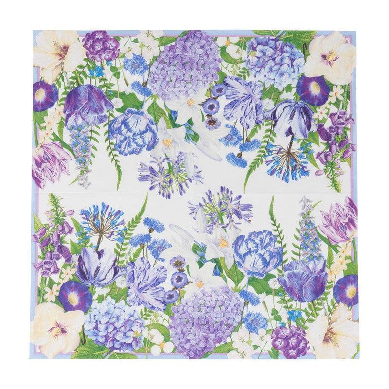 Caspari Shades Of Blue Luncheon Napkins - 20 Per Package