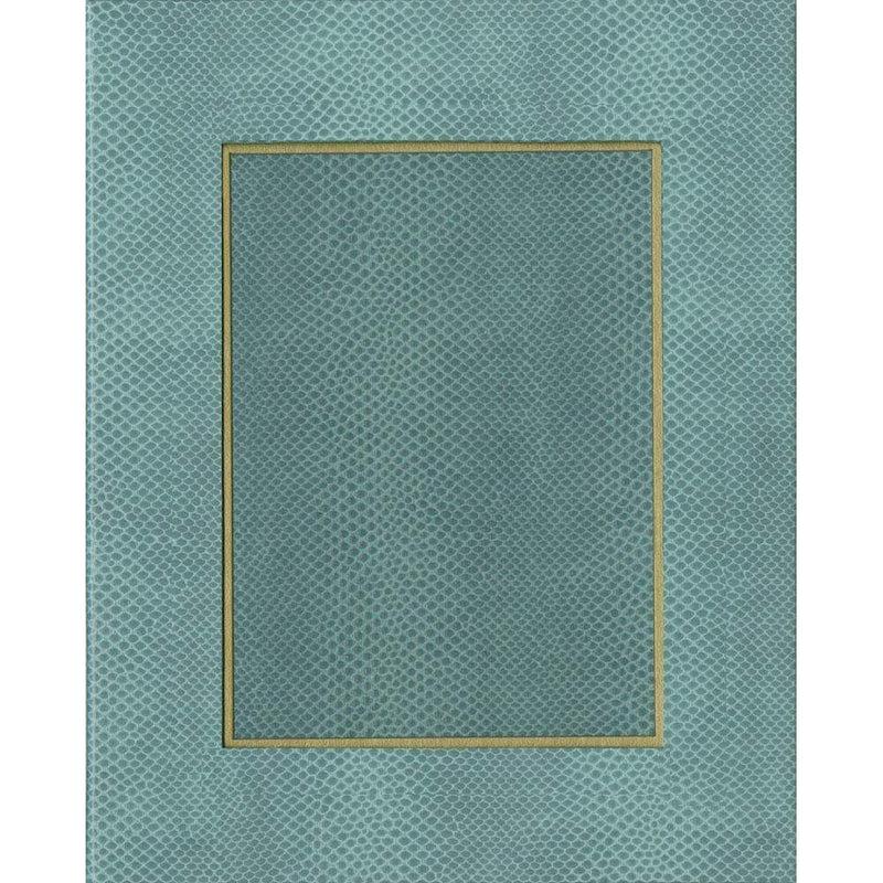 Caspari Snakeskin 5" X 7" Picture Frame In Mist - 1 Each