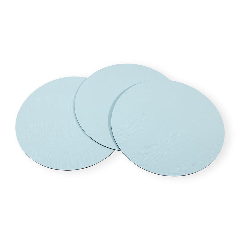 Caspari Soft Aqua Lizard Round Placemat - 1 Per Package