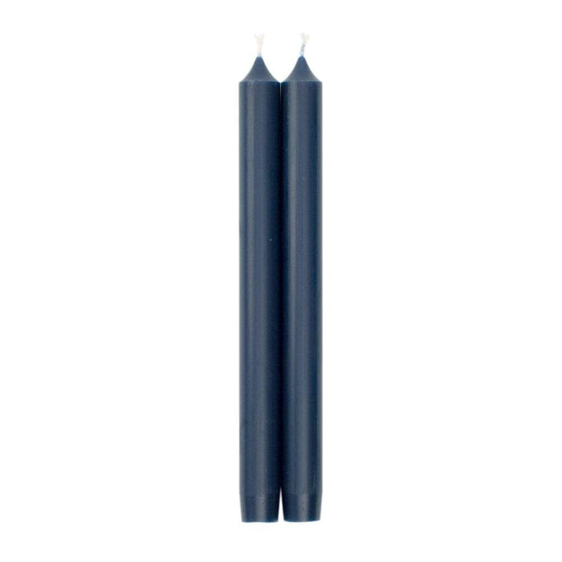 caspari Straight Taper 10" Candles in Marine Blue - 2 Candles Per Package 3 Packages Included