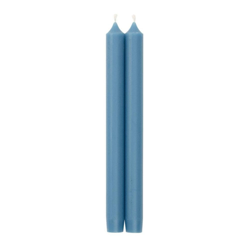 caspari Straight Taper 10" Candles in Parisian Blue - 2 Candles Per Package 3 Packages Included