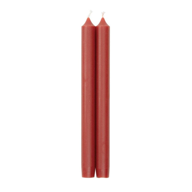 caspari Straight Taper 10" Candles in Spice - 2 Candles Per Package