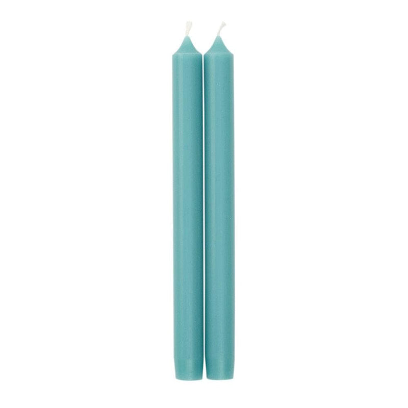 caspari Straight Taper 10" Candles in Turquoise - 2 Candles Per Package