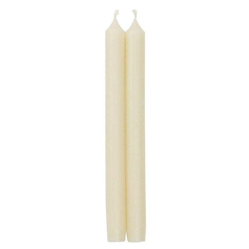 caspari Straight Taper 12" Candles in Ivory - 4 Candles