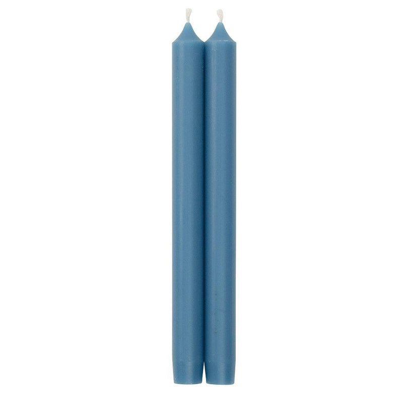 caspari Straight Taper 12" Candles in Parisian Blue - 2 Candles Per Package
