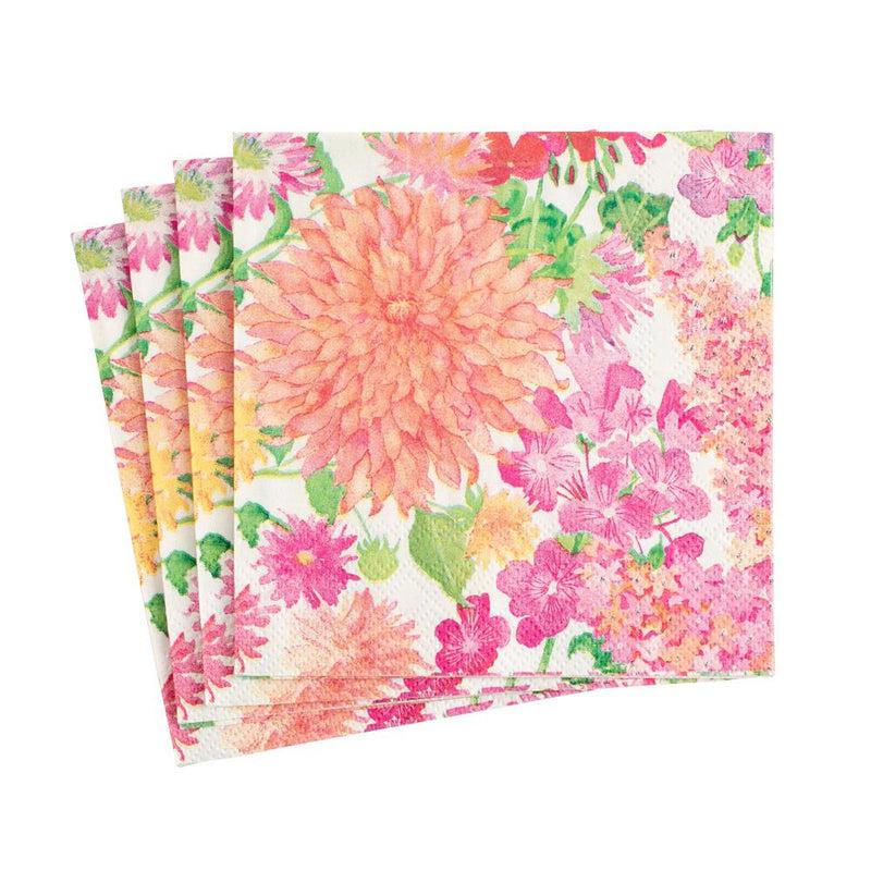caspari Summer Blooms Paper Cocktail Napkins - 20 Per Package caspari Summer Blooms Paper Cocktail Napkins - 20 Per Package