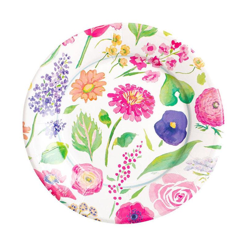 caspari Summertime Salad & Dessert Plates - 8 Per Package