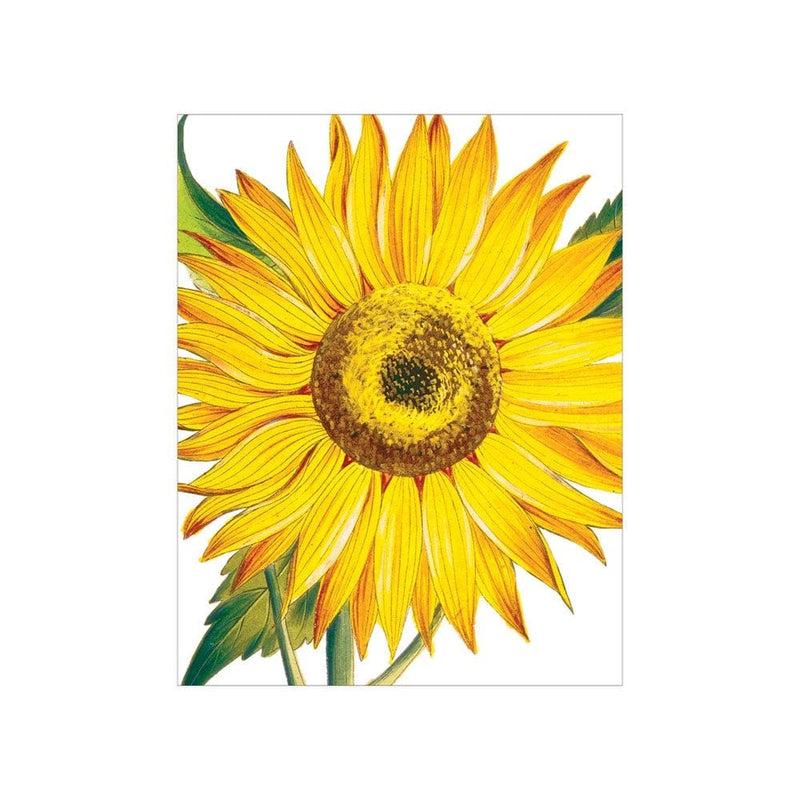 caspari Sunflowers Gift Enclosure Cards - 4 Mini Cards & 4 Envelopes