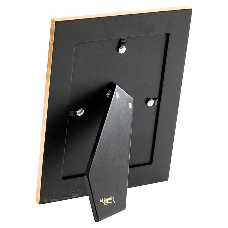 Caspari The Coral Sea Lacquer 5" X 7" Picture Frame In Black - 1 Each