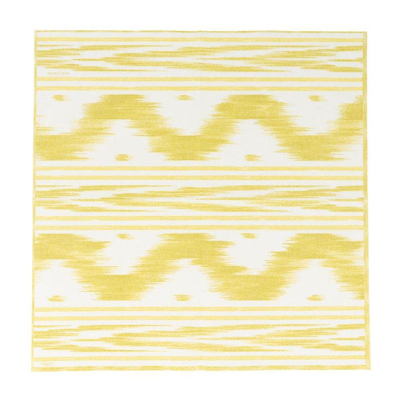 Caspari Toile De Nantes Yellow Paper Linen Luncheon Napkins - 15 Per Package