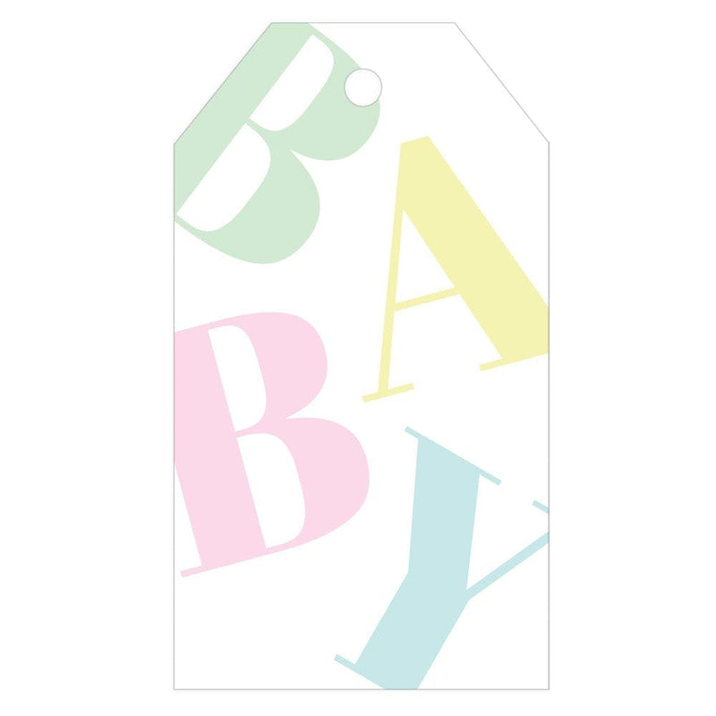 caspari Tossed Baby Classic Gift Tags - 2 Per Package