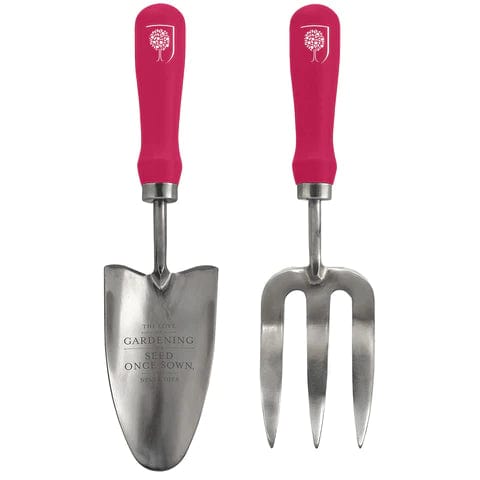 Caspari Trowel And Fork Set In British Bloom - 1 Each