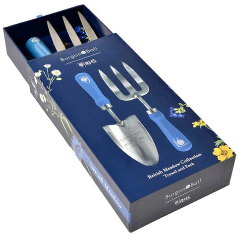 caspari Trowel and Fork Set in British Meadow - 1 each