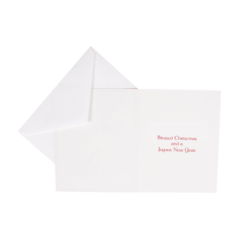 Caspari Virgin And Child In A Garden C-Size Boxed Christmas Cards - 15 Cards And Envelopes