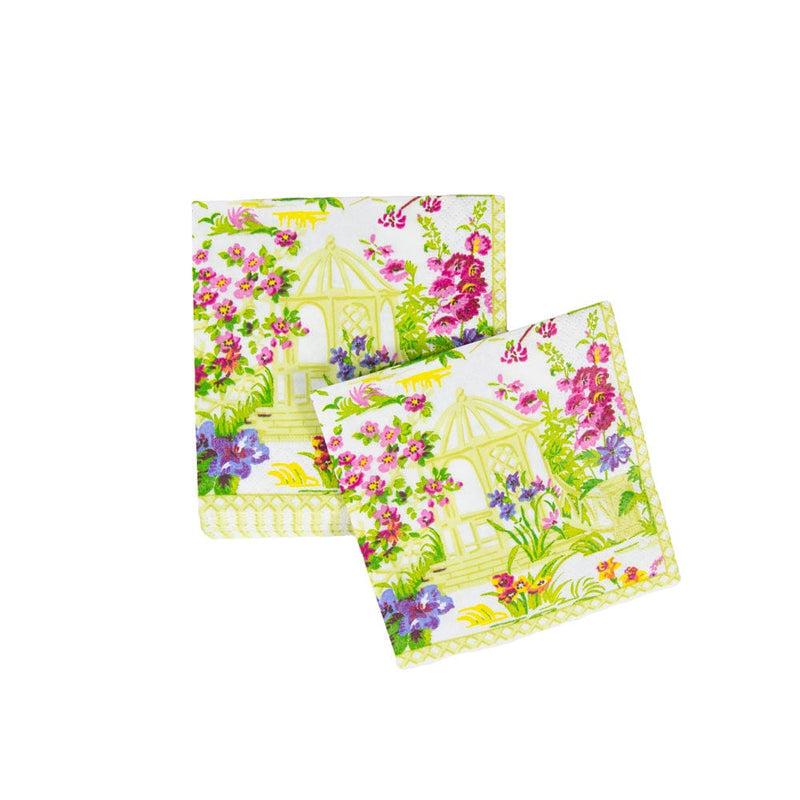 Caspari Wedding Gazebo Cocktail Napkins - 20 Per Package