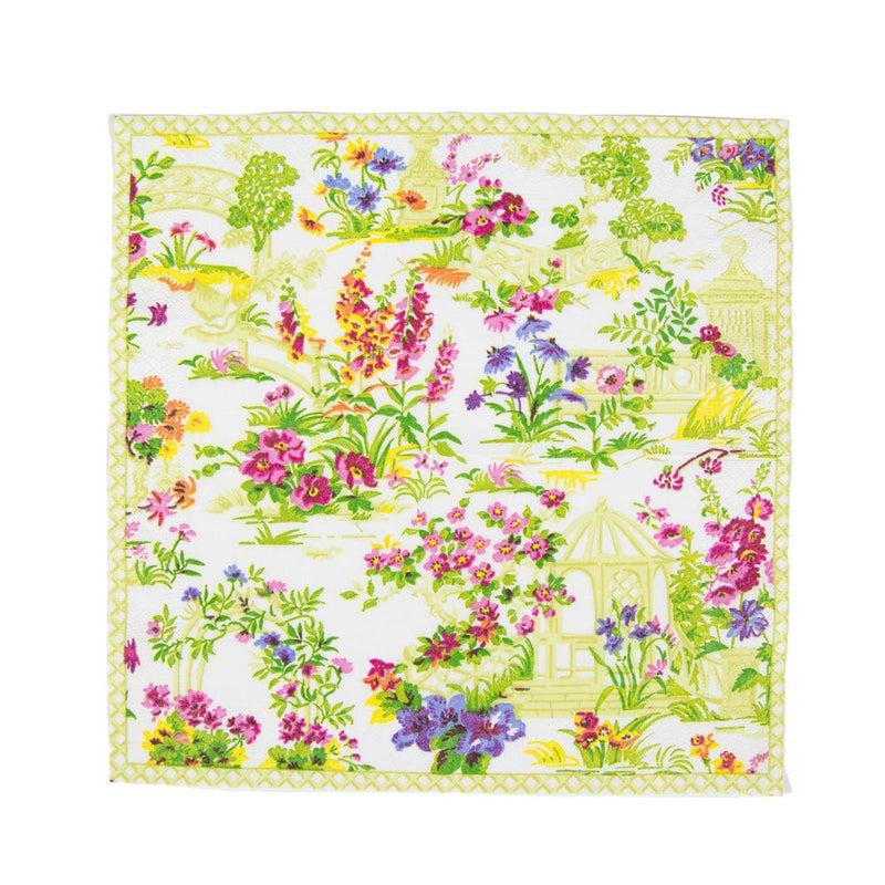 Caspari Wedding Gazebo Cocktail Napkins - 20 Per Package
