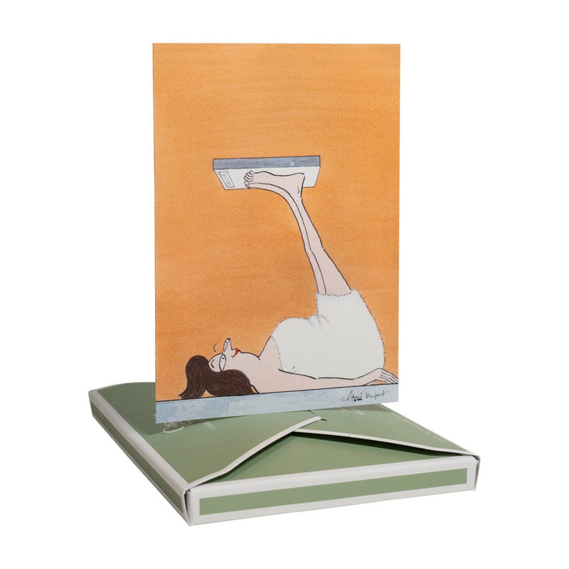 Caspari Whichever Angle Suits Boxed Note Cards - 8 Note Cards & 8 Envelopes