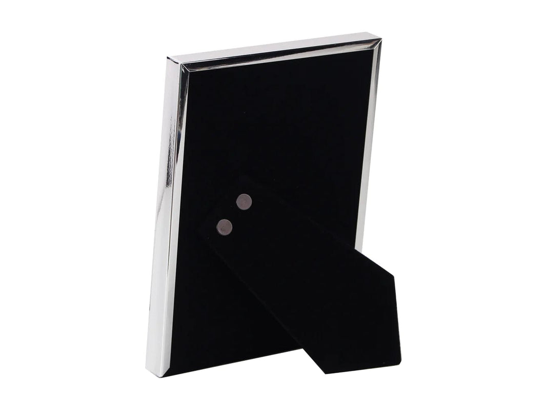 Caspari Wide Bamboo 5" X 7" Picture Frame In Silver - 1 Each