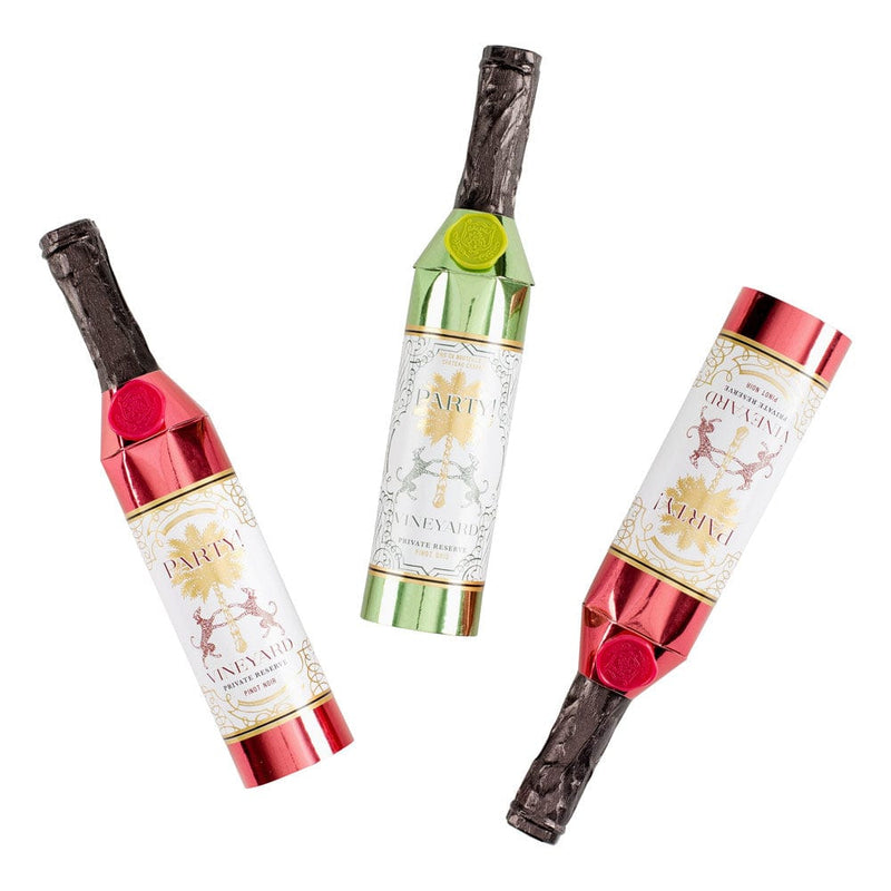 Caspari Wine Tasting Celebration Crackers - 6 Crackers