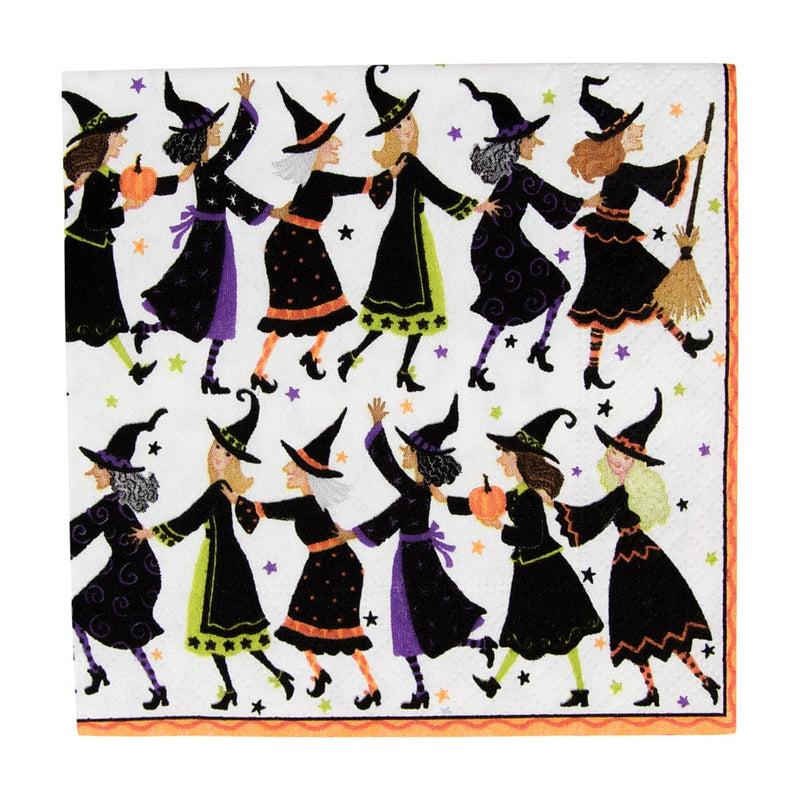 caspari Witches Conga Line Cocktail Napkins - 20 Per Package