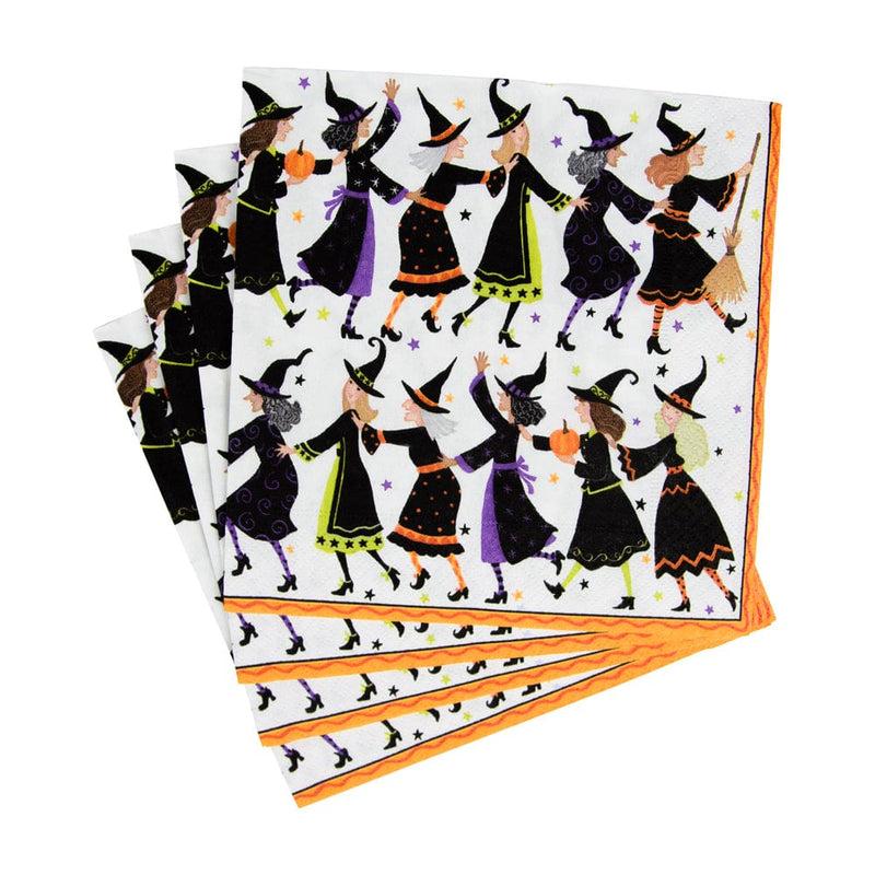 Caspari Witches Conga Line Luncheon Napkins - 20 Per Package