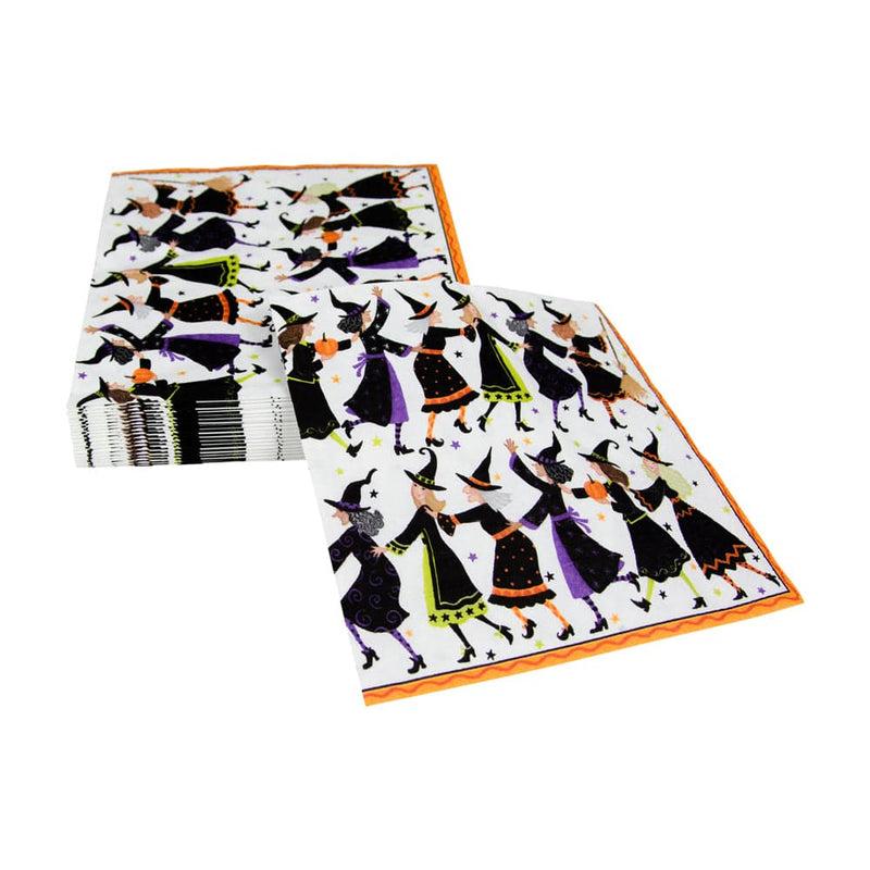 Caspari Witches Conga Line Luncheon Napkins - 20 Per Package