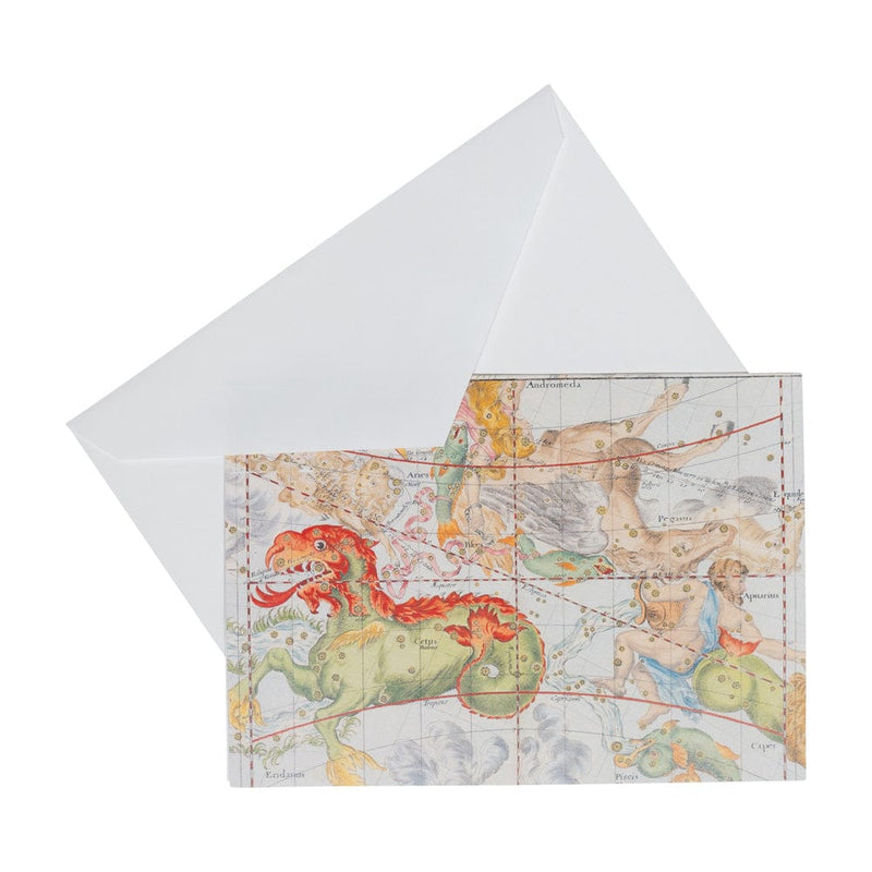 Caspari Zodiac Boxed Note Cards - 8 Note Cards & 8 Envelopes