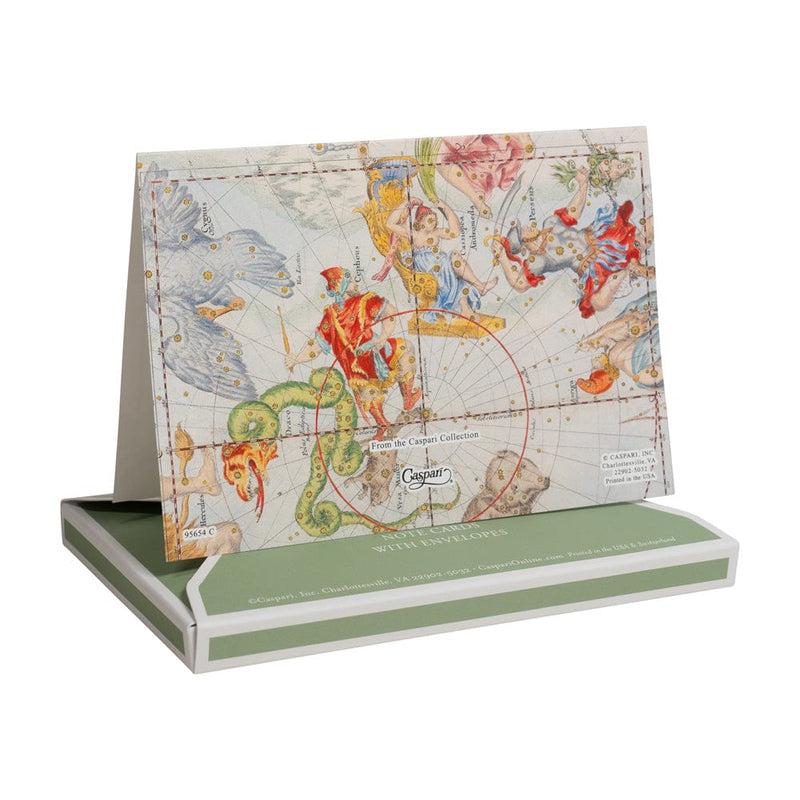 Caspari Zodiac Boxed Note Cards - 8 Note Cards & 8 Envelopes