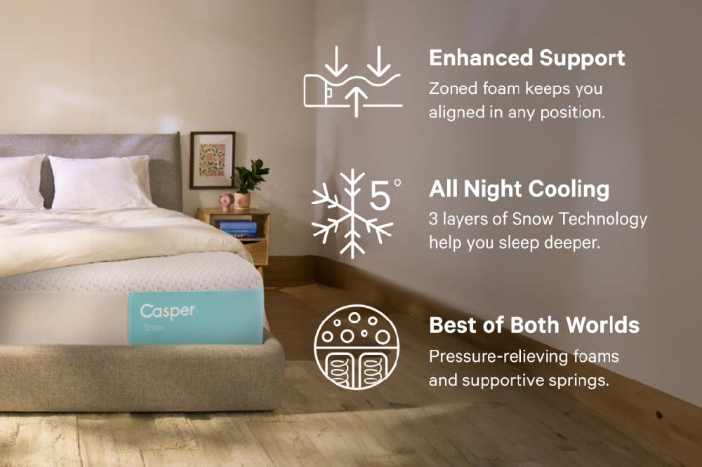 Casper Snow Casper® Cooling Hybrid Mattress