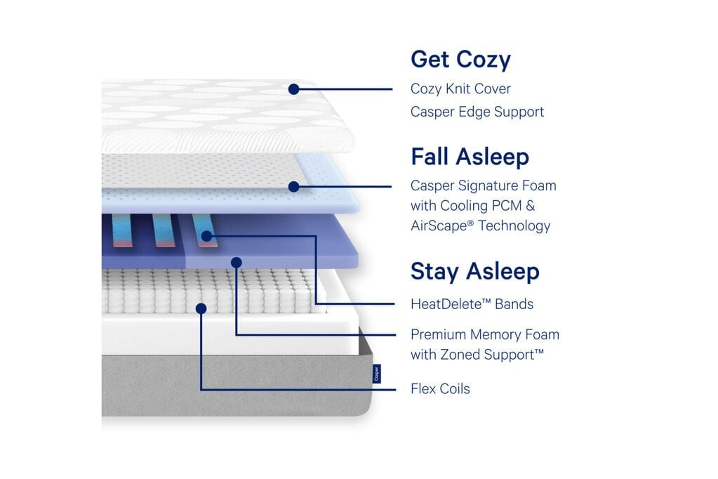Casper Snow Hybrid Mattress 2023