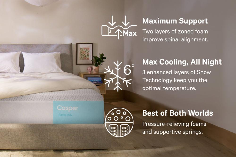 Casper Snow Max Casper® Cooling Hybrid Mattress