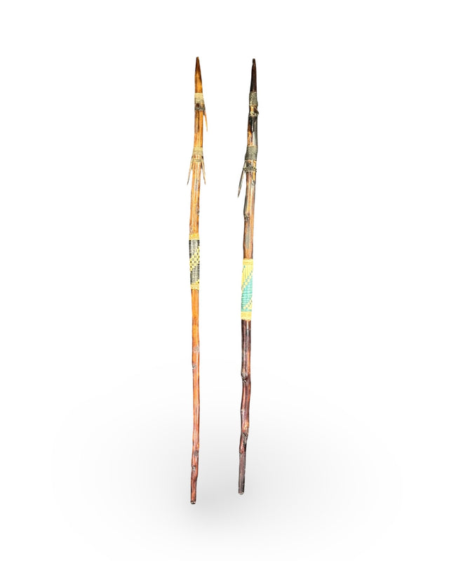 cassera A Pair of Old Solomon Islands Barbed Spears