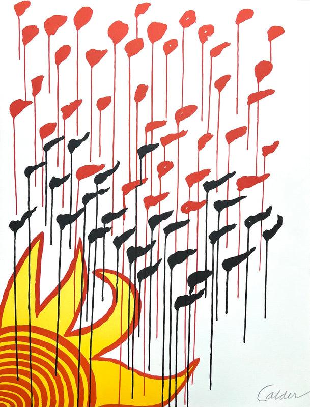 cassera Alexander CALDER Magie éolienne - 1972