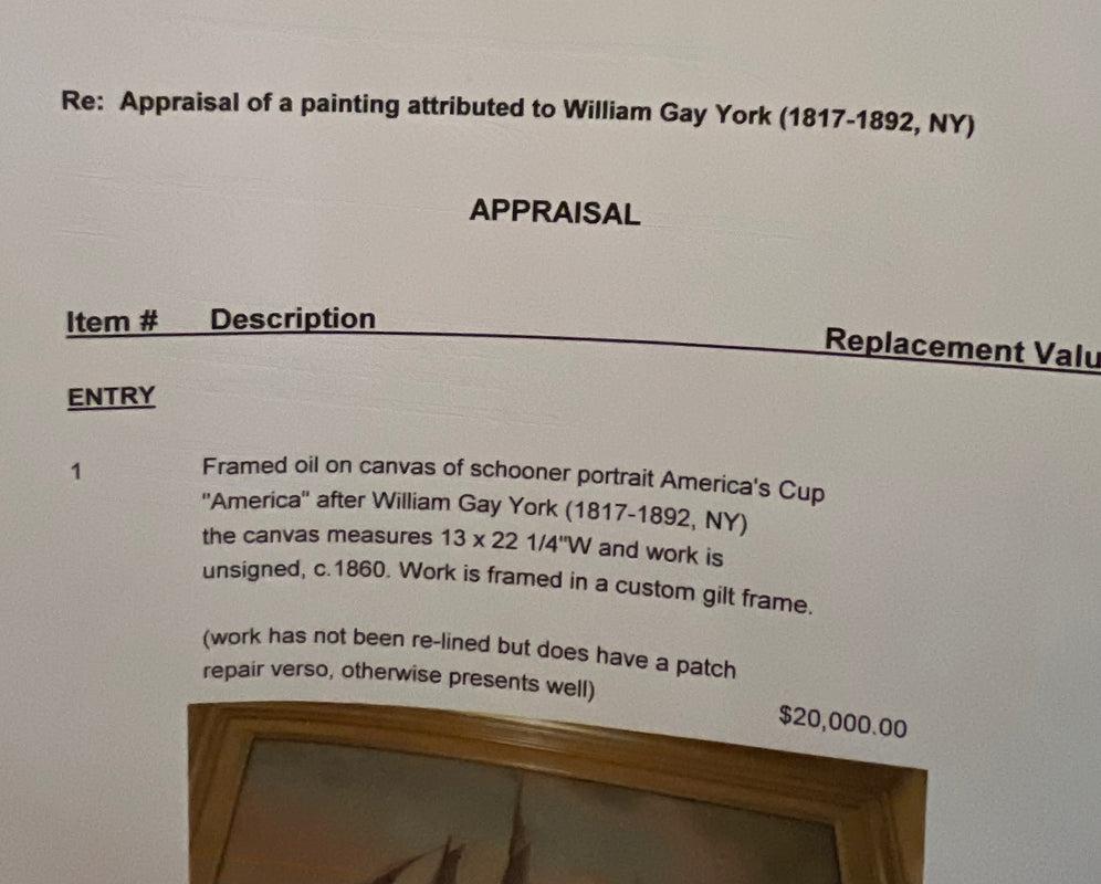 Cassera ‘America” William Gay Yorke (1817-1892 NY)