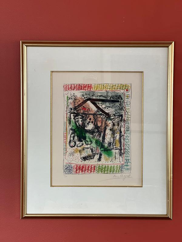 Cassera Artist And The Village II By Marc Chagall