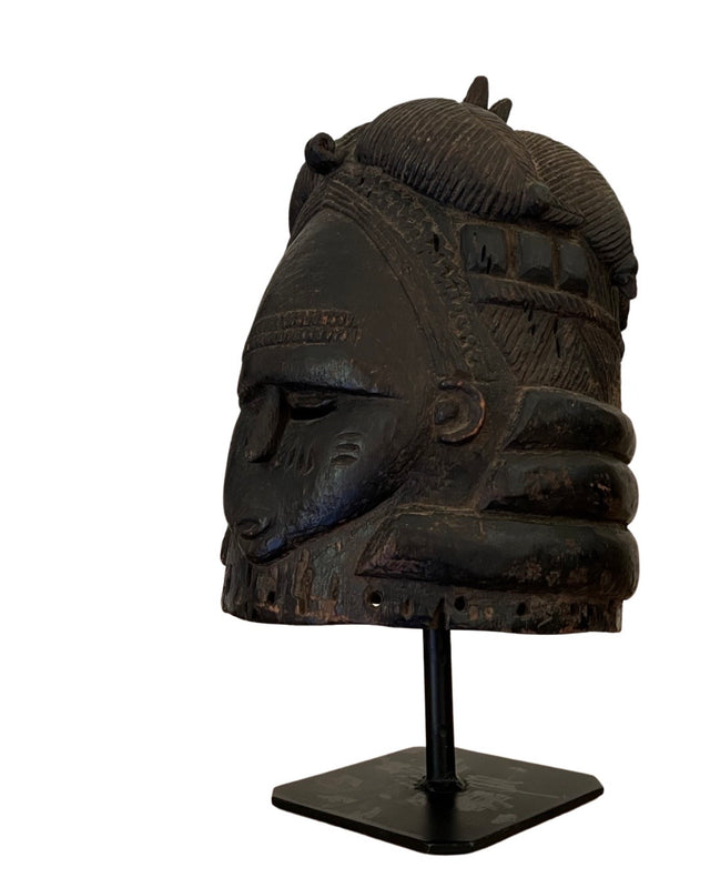 Cassera Bundu Sande Society Mask (Sowei)